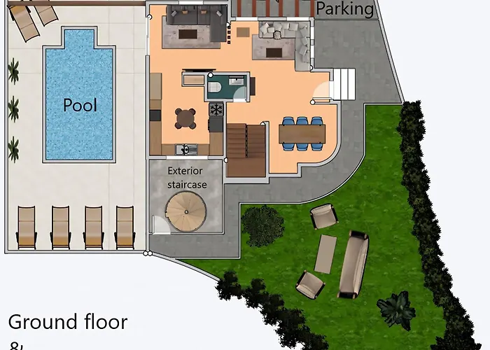 빌라 Agios Tychon Luxury With Private Pool *